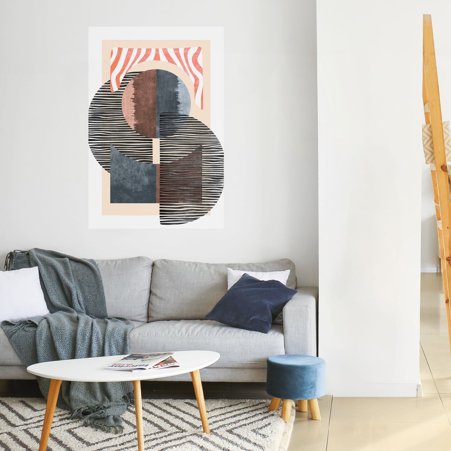 Poster verticale staccabile e attaccabile SUSSURRI DI FORMA