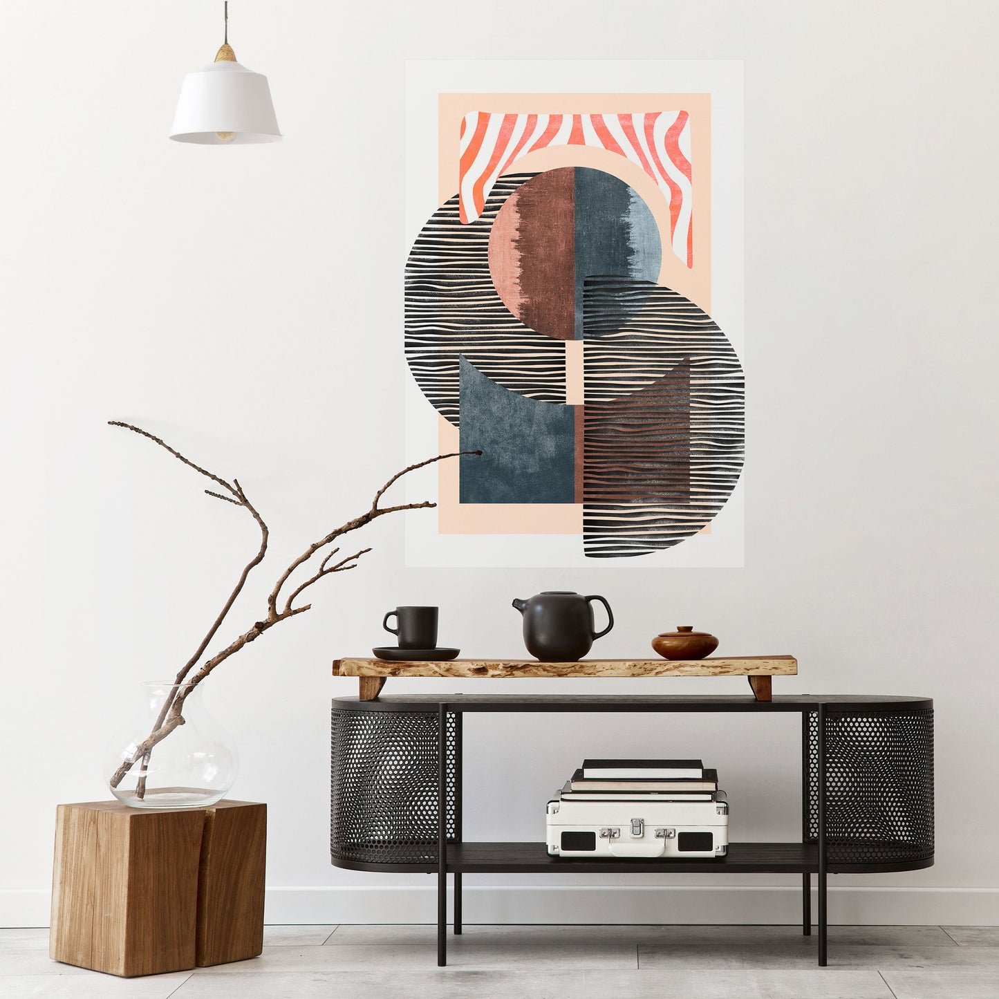 Poster verticale staccabile e attaccabile SUSSURRI DI FORMA