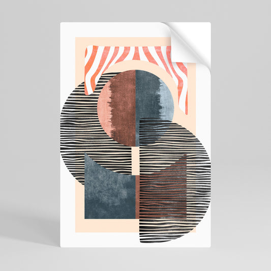 Poster verticale staccabile e attaccabile SUSSURRI DI FORMA