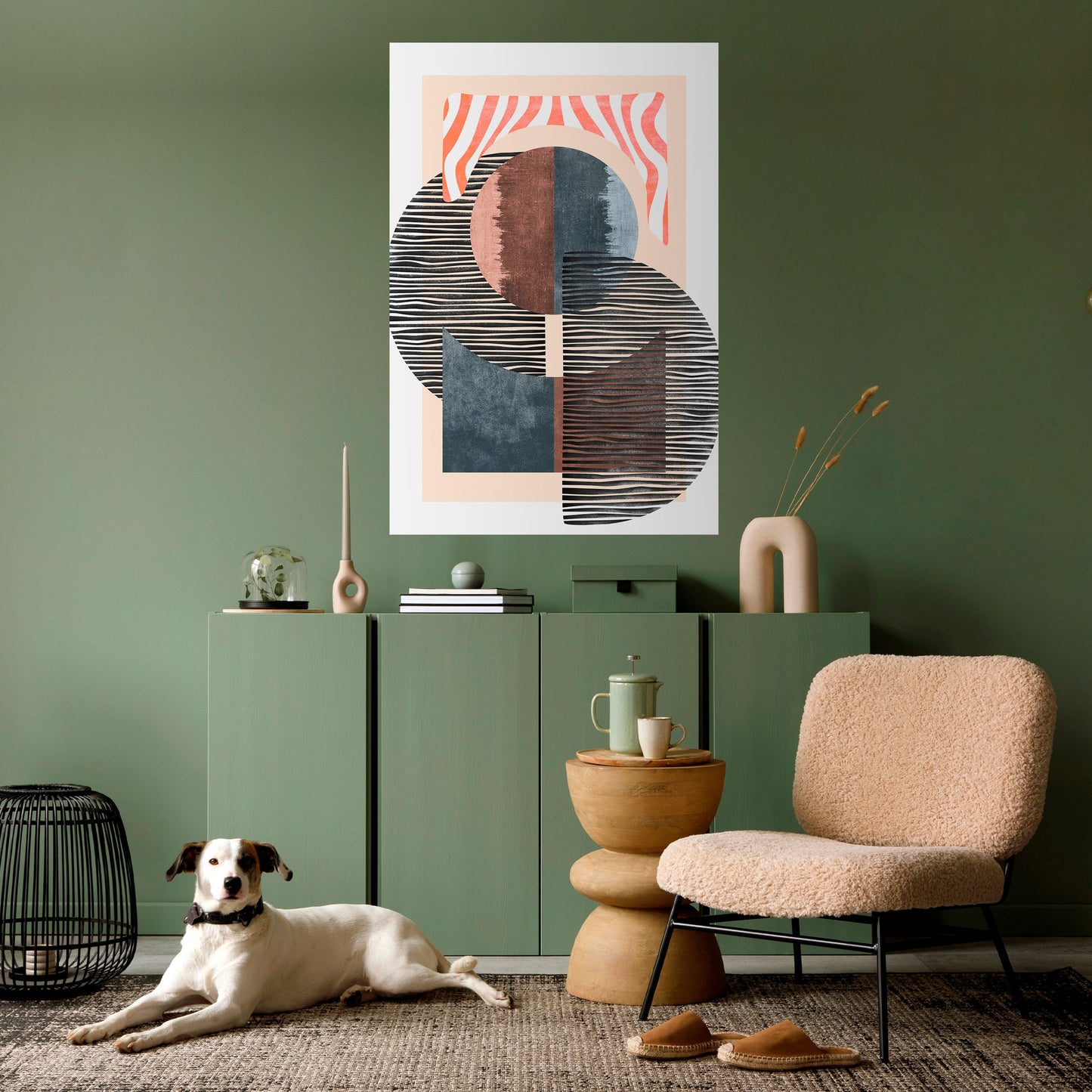 Poster verticale staccabile e attaccabile SUSSURRI DI FORMA