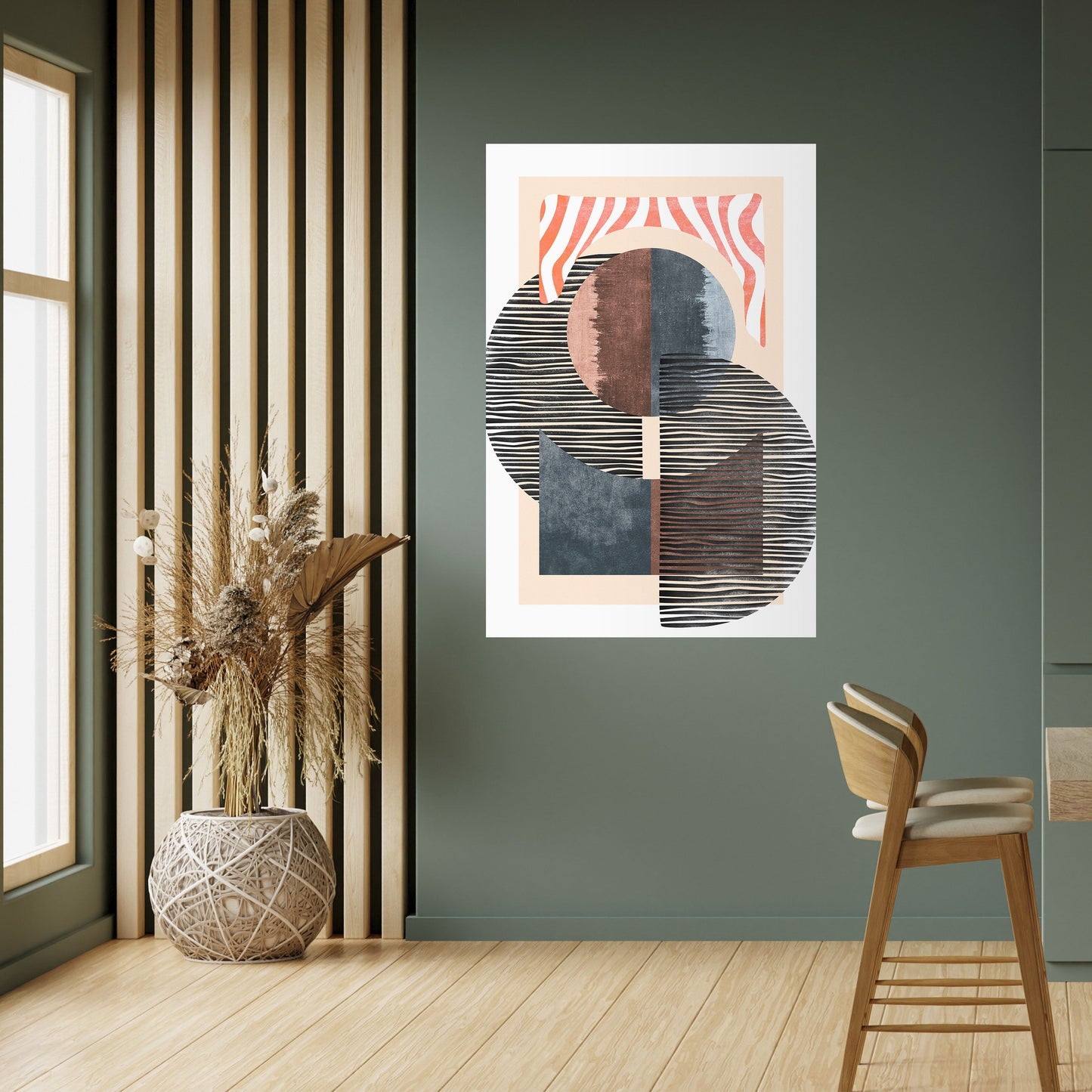 Poster verticale staccabile e attaccabile SUSSURRI DI FORMA