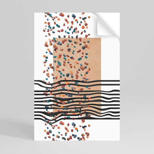 Poster verticale staccabile e attaccabile IMAGINARY RAIN