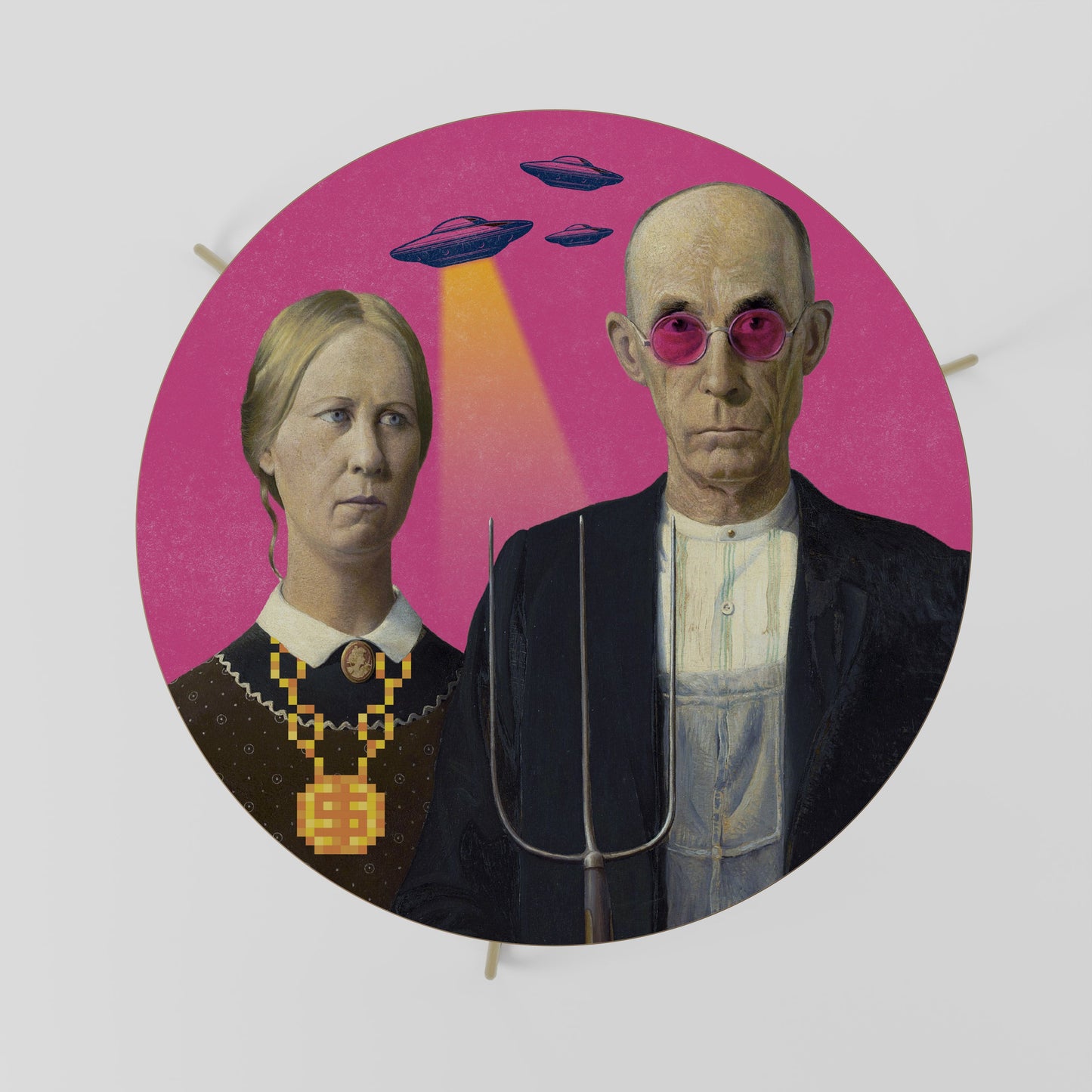 Tavolino da caffè AMERICAN GOTHIC ALIEN 69