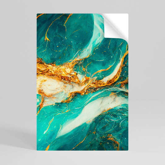 Poster verticale staccabile e attaccabile "GILDED WHISPERS"