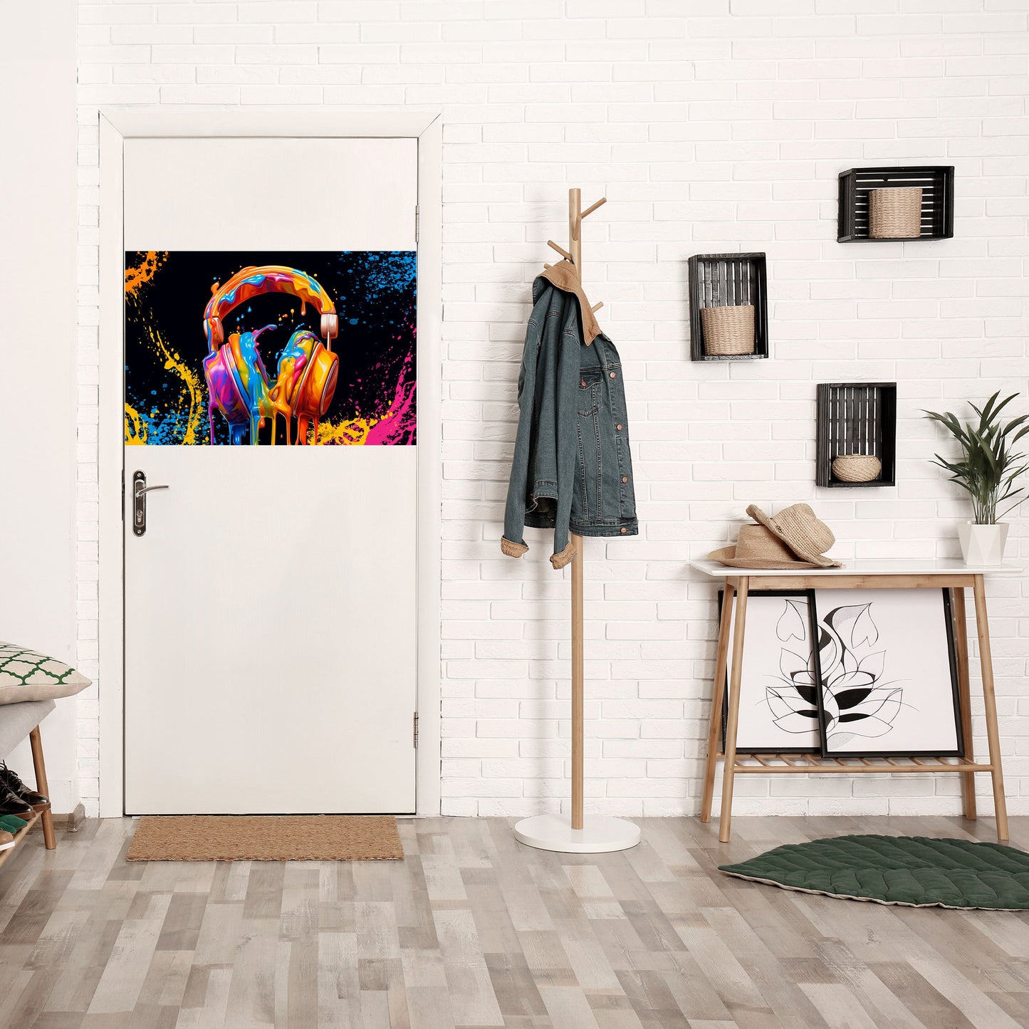 LA MUSICA È LA MIA ESTASI Poster orizzontale staccabile e attaccabile