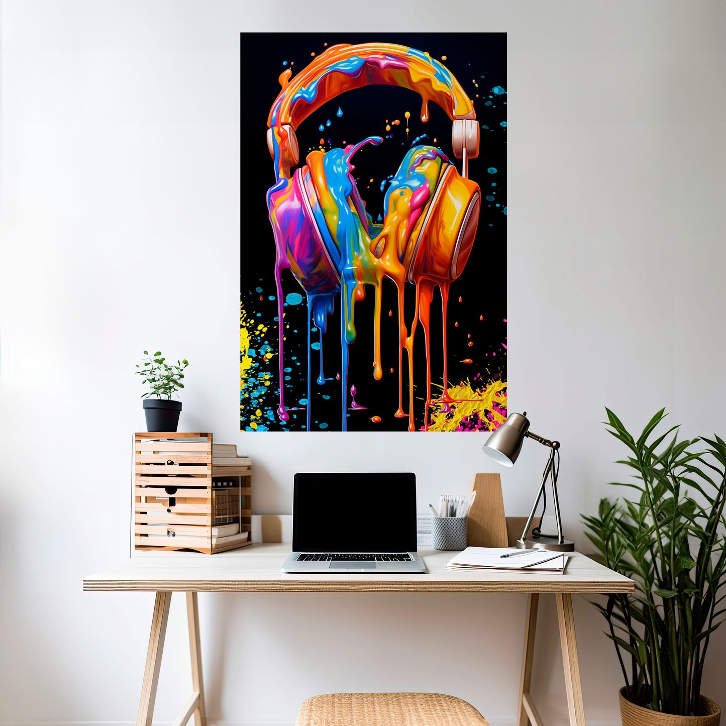 LA MUSICA È LA MIA ESTASI Poster verticale staccabile e attaccabile