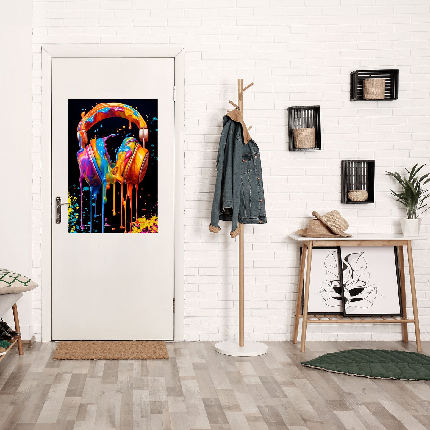 LA MUSICA È LA MIA ESTASI Poster verticale staccabile e attaccabile
