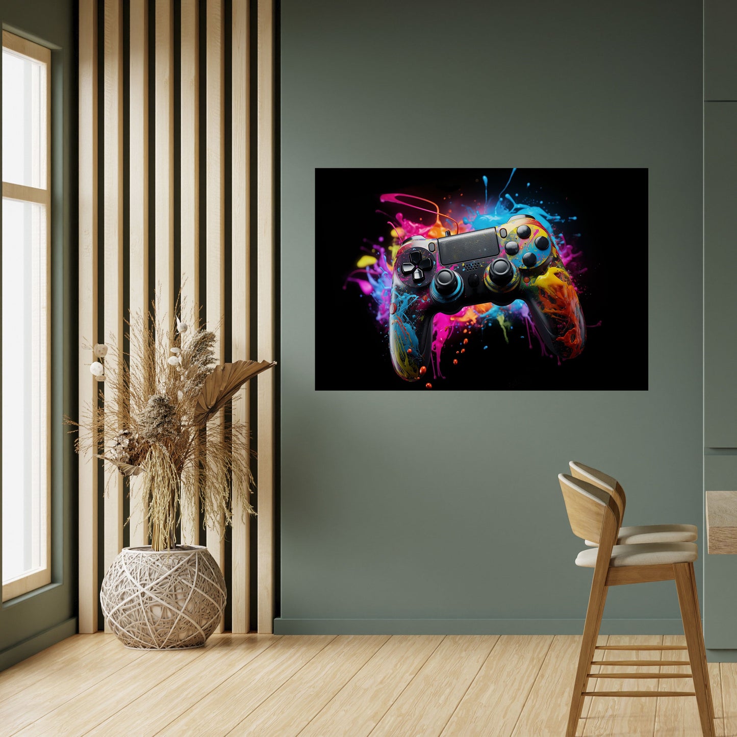 Poster orizzontale staccabile e attaccabile CYBERNETIC GAME