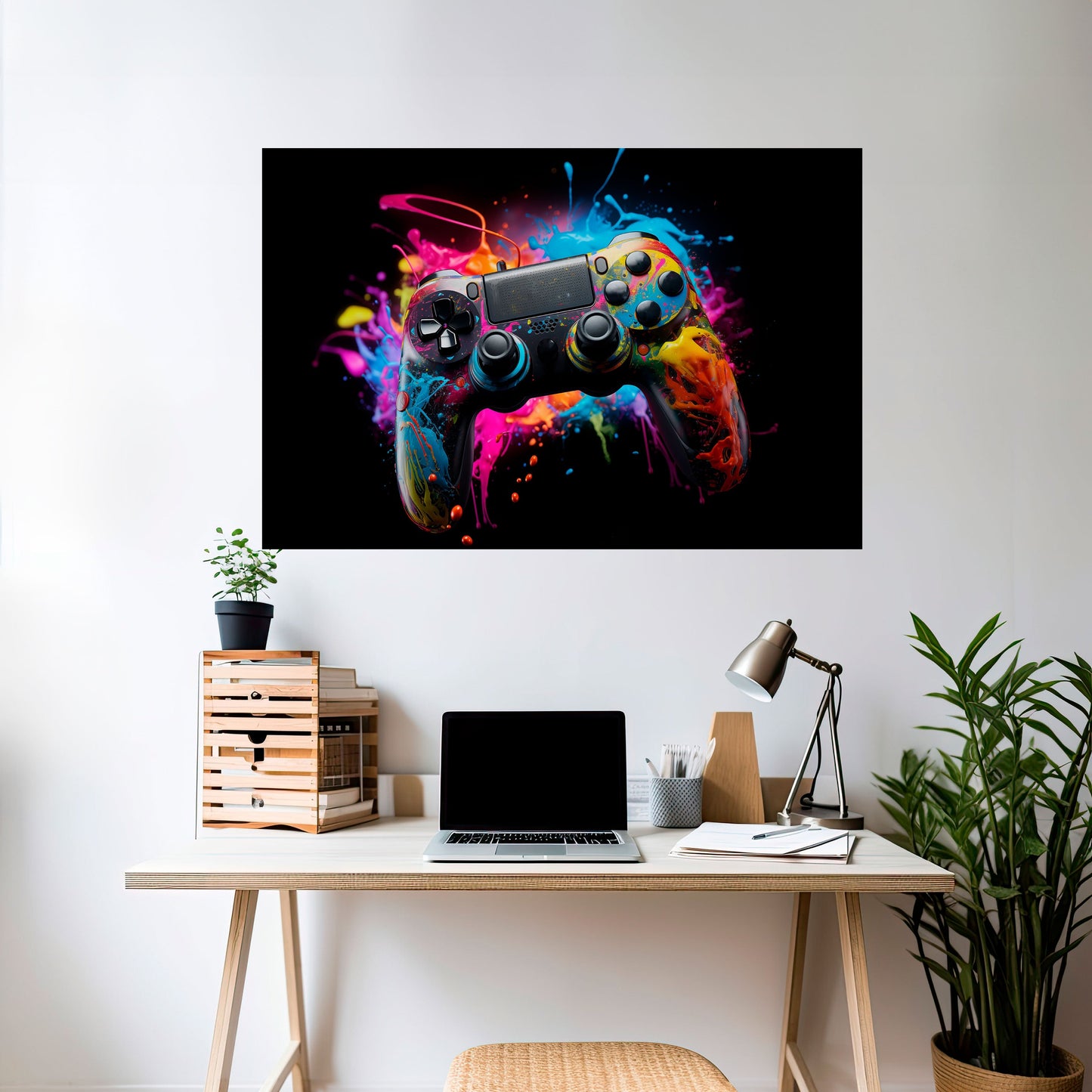 Poster orizzontale staccabile e attaccabile CYBERNETIC GAME
