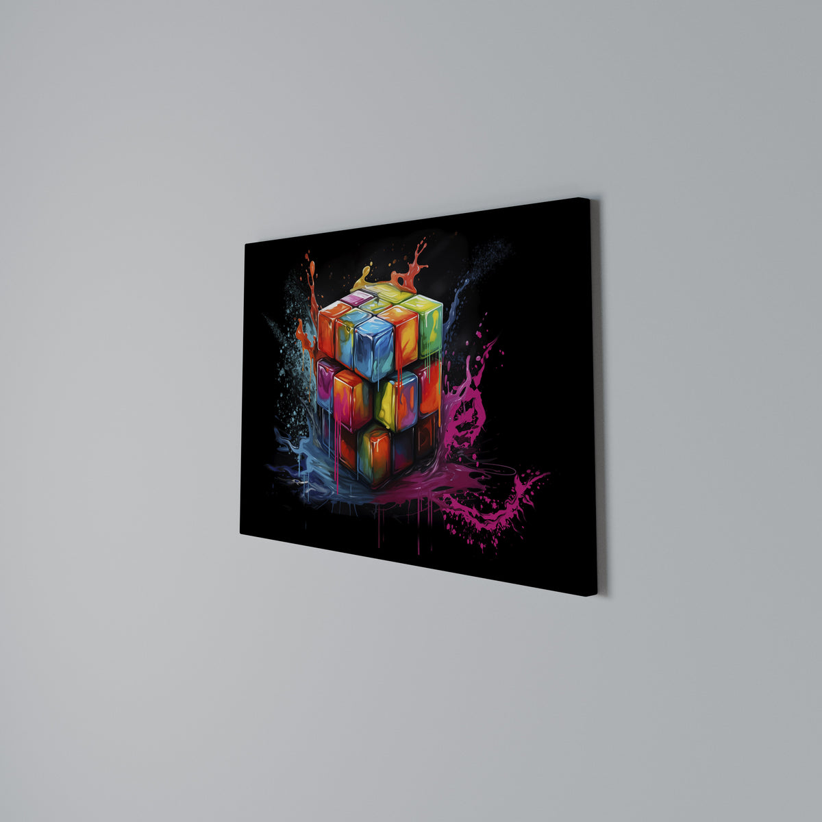 CUBE FUSION Stampa su tela orizzontale