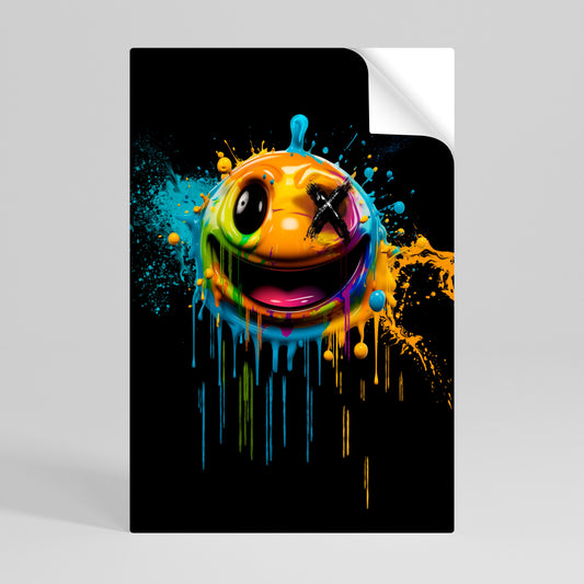 Poster verticale staccabile e attaccabile TRIPPY HAPPINESS