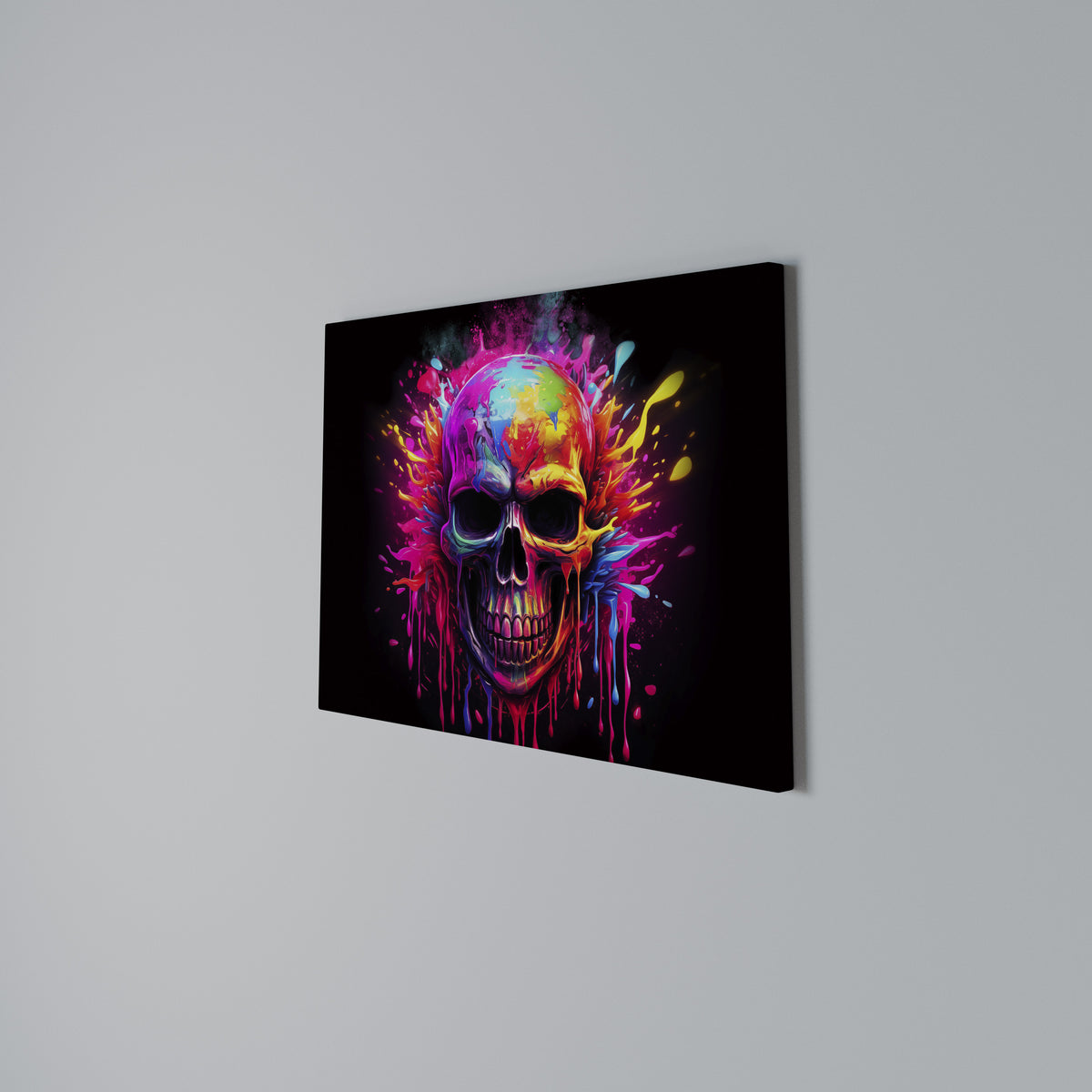SKULL QUEST Stampa su tela orizzontale