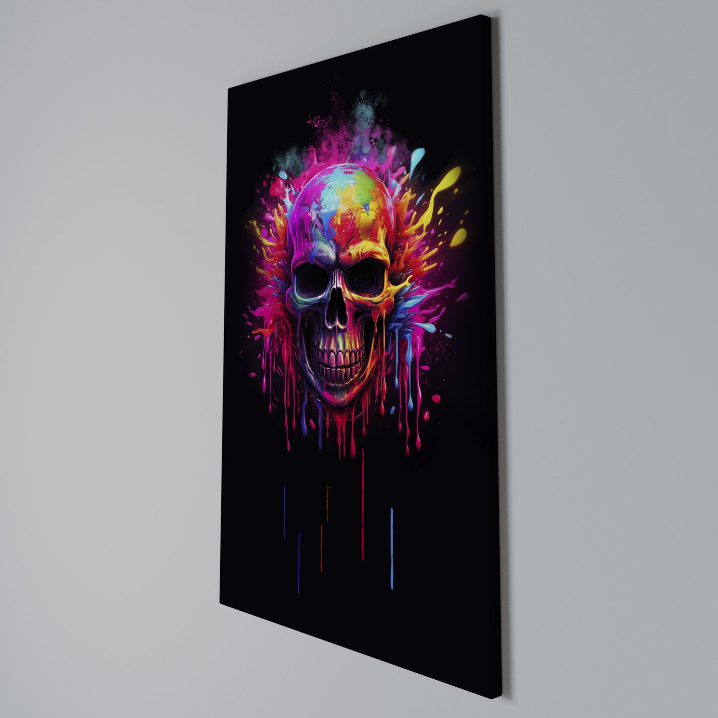 SKULL QUEST Vertical Canvas Print