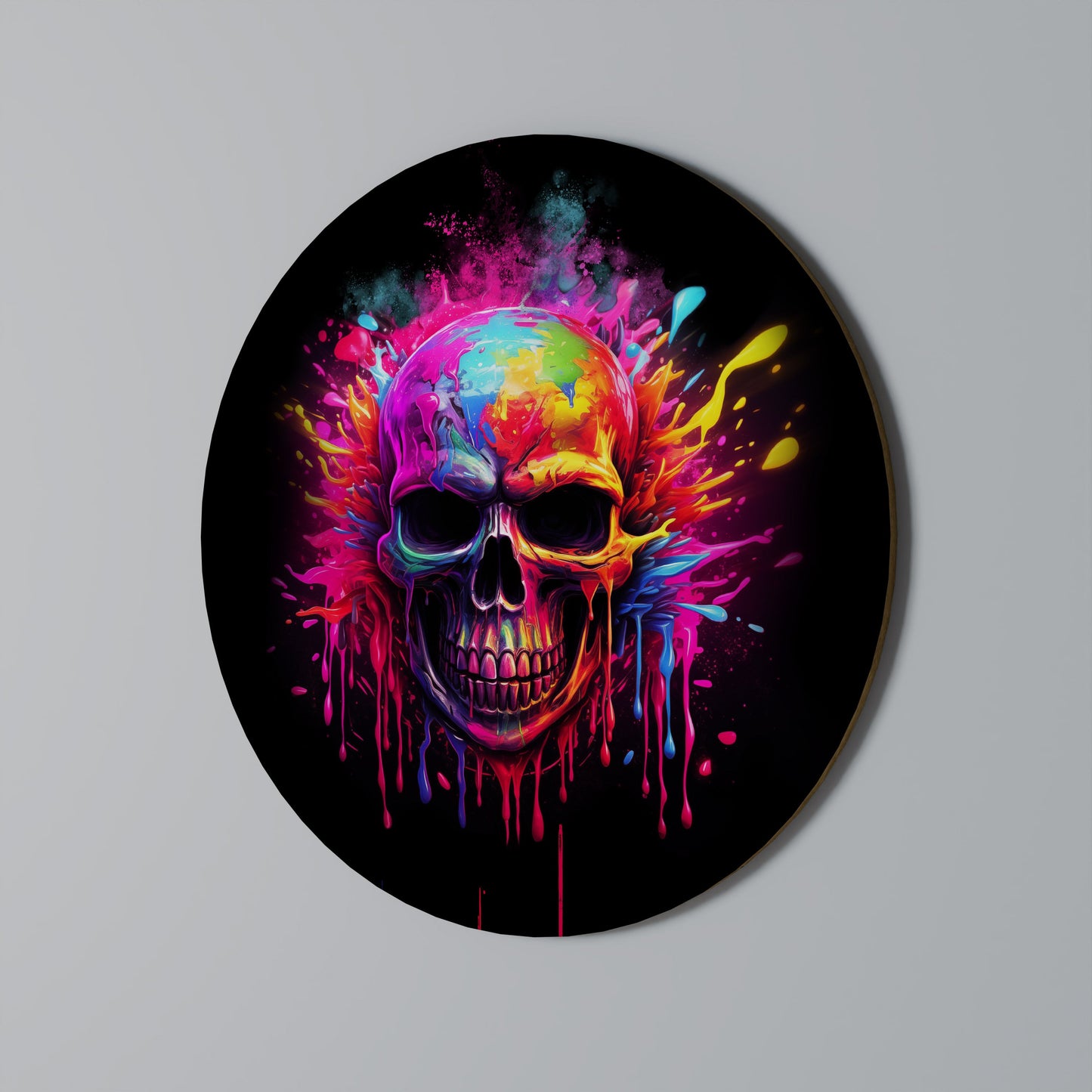 Decorazione murale rotonda SKULL QUEST