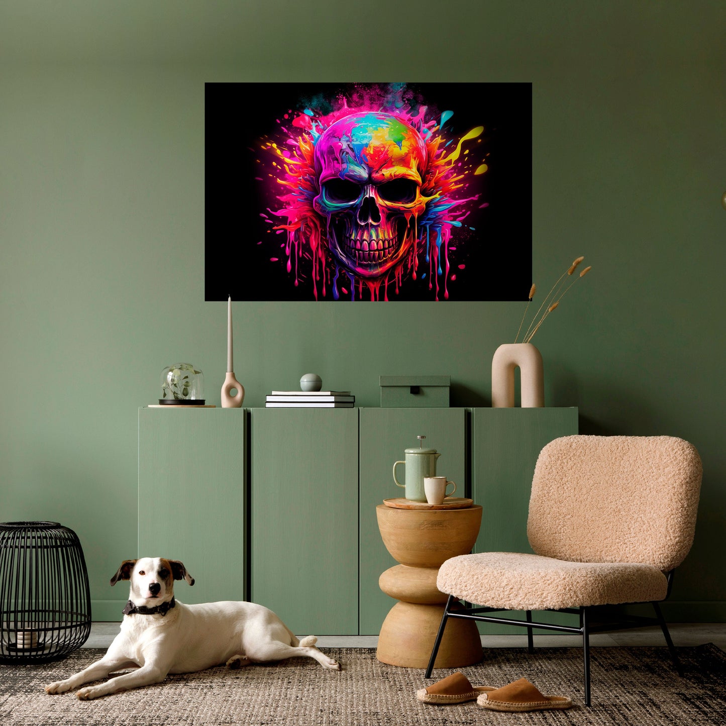 Poster orizzontale staccabile e attaccabile di SKULL QUEST