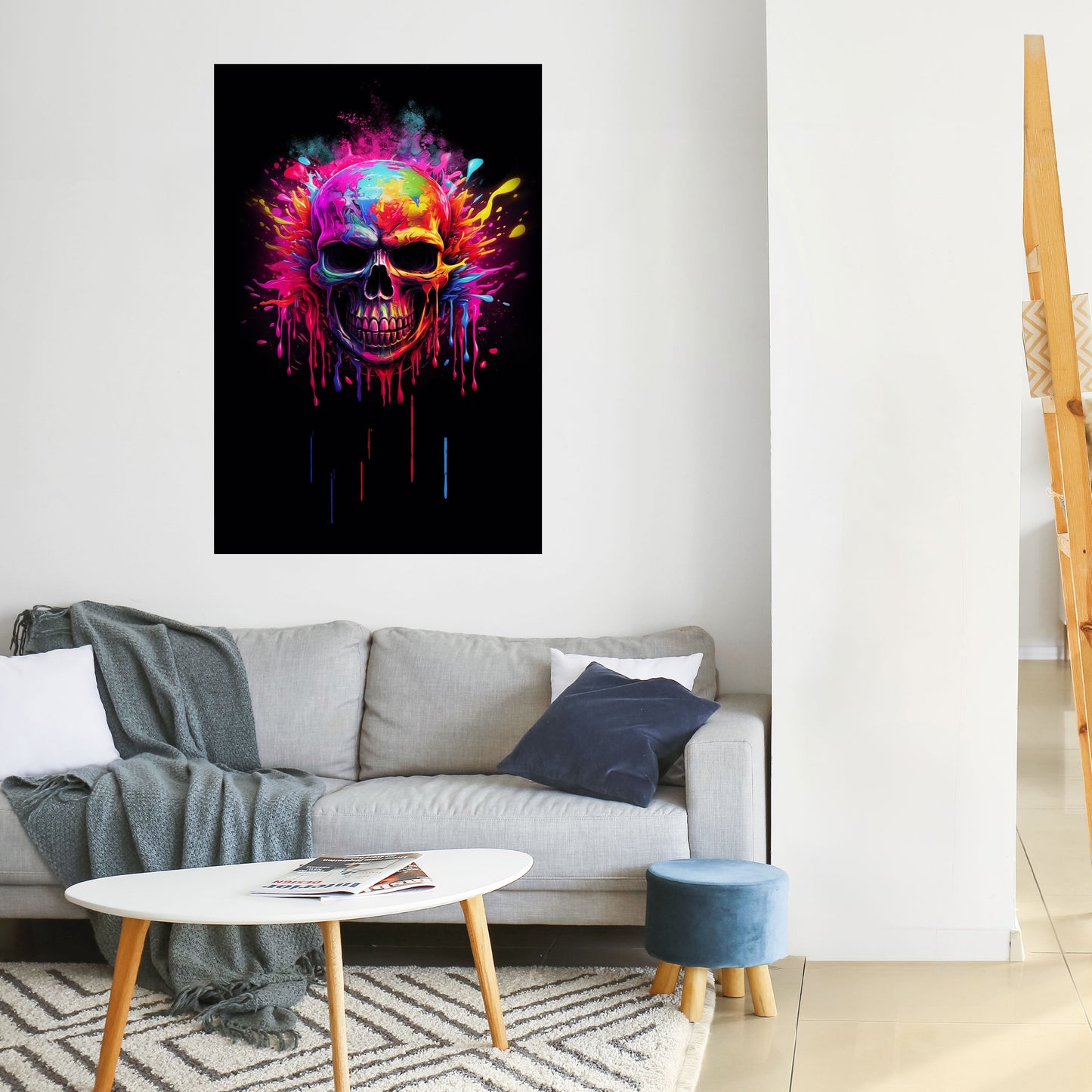 Poster verticale staccabile e attaccabile di SKULL QUEST