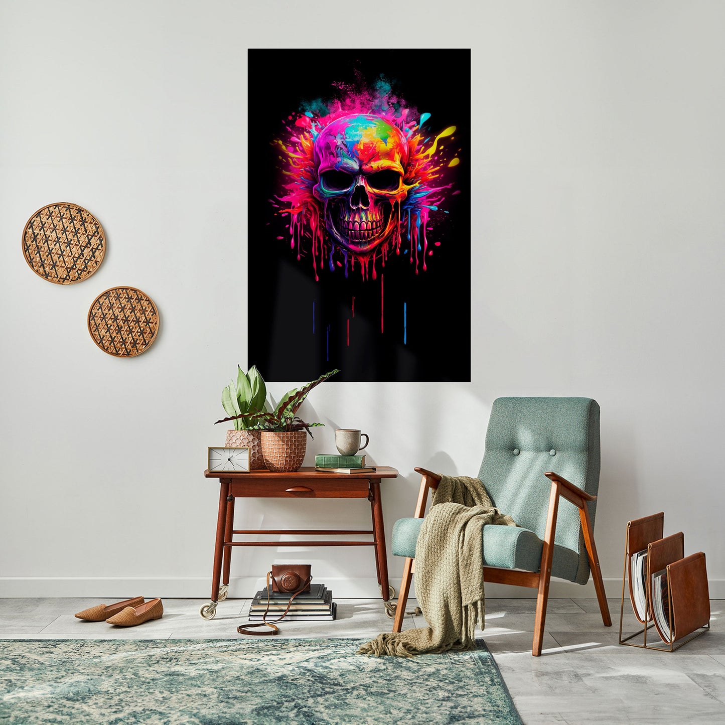 Poster verticale staccabile e attaccabile di SKULL QUEST