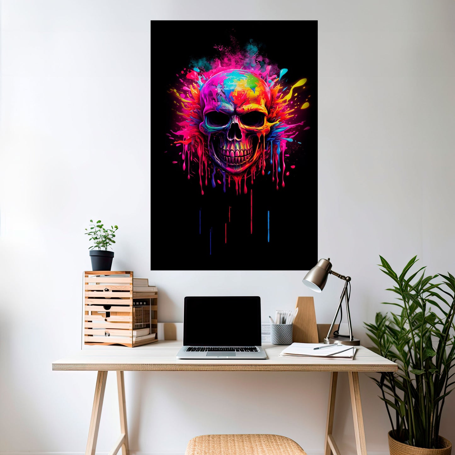 Poster verticale staccabile e attaccabile di SKULL QUEST