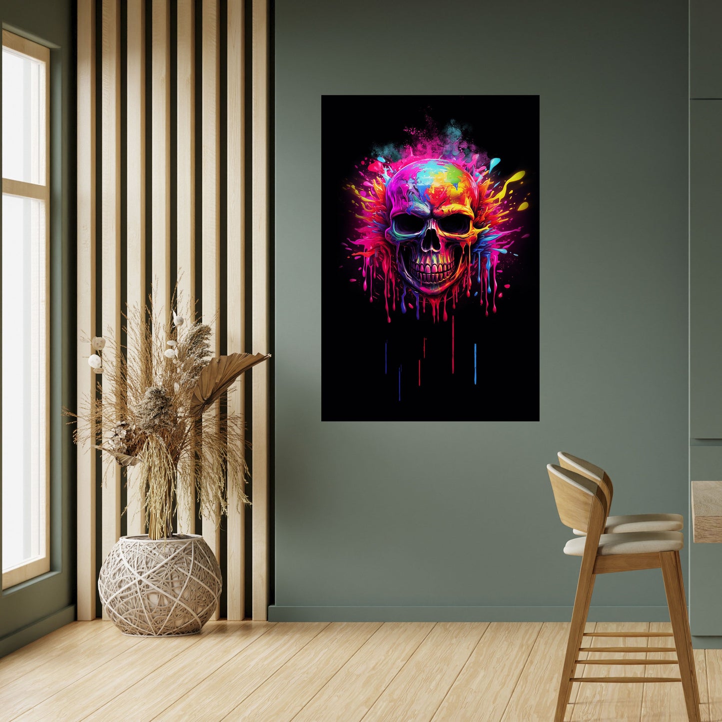 Poster verticale staccabile e attaccabile di SKULL QUEST
