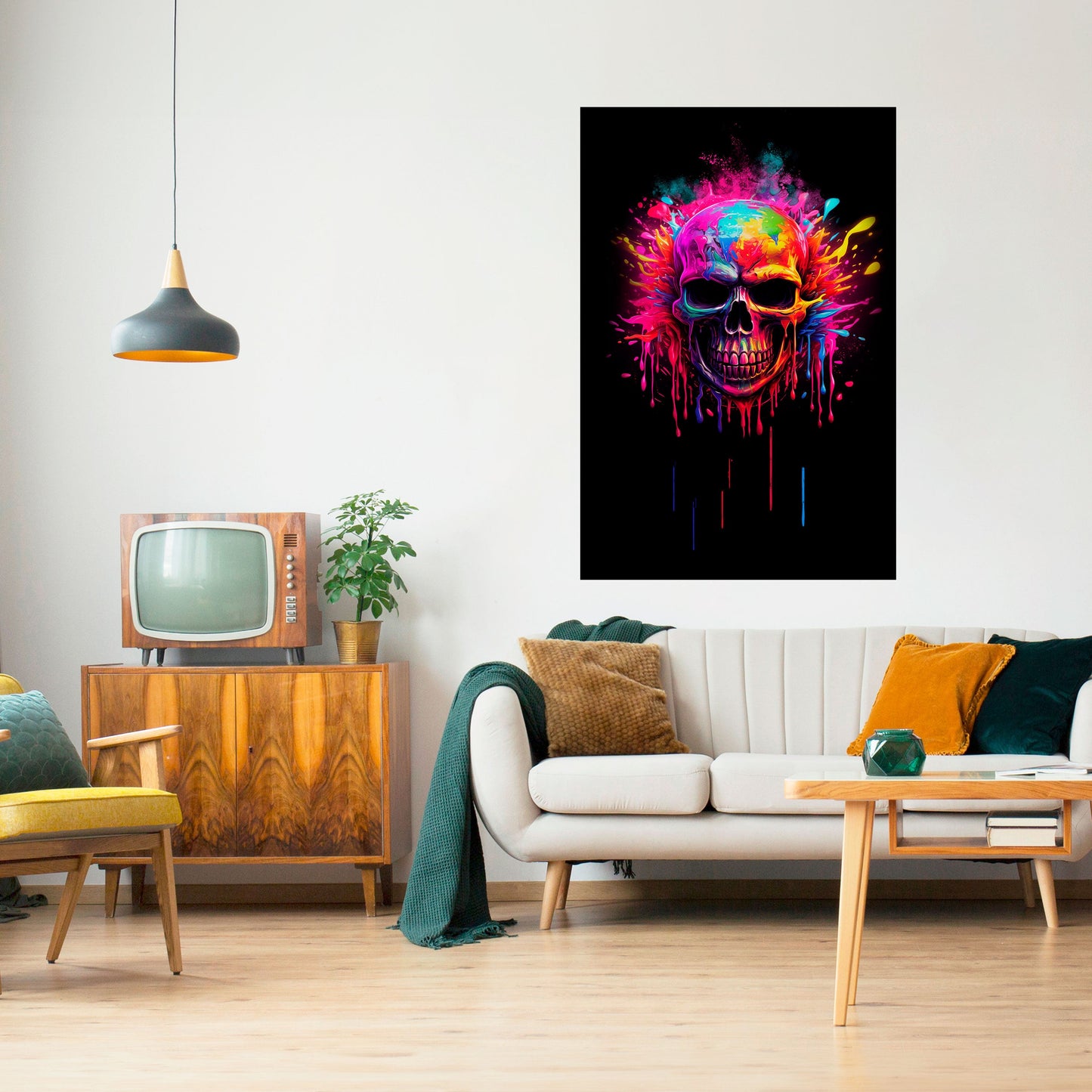 Poster verticale staccabile e attaccabile di SKULL QUEST