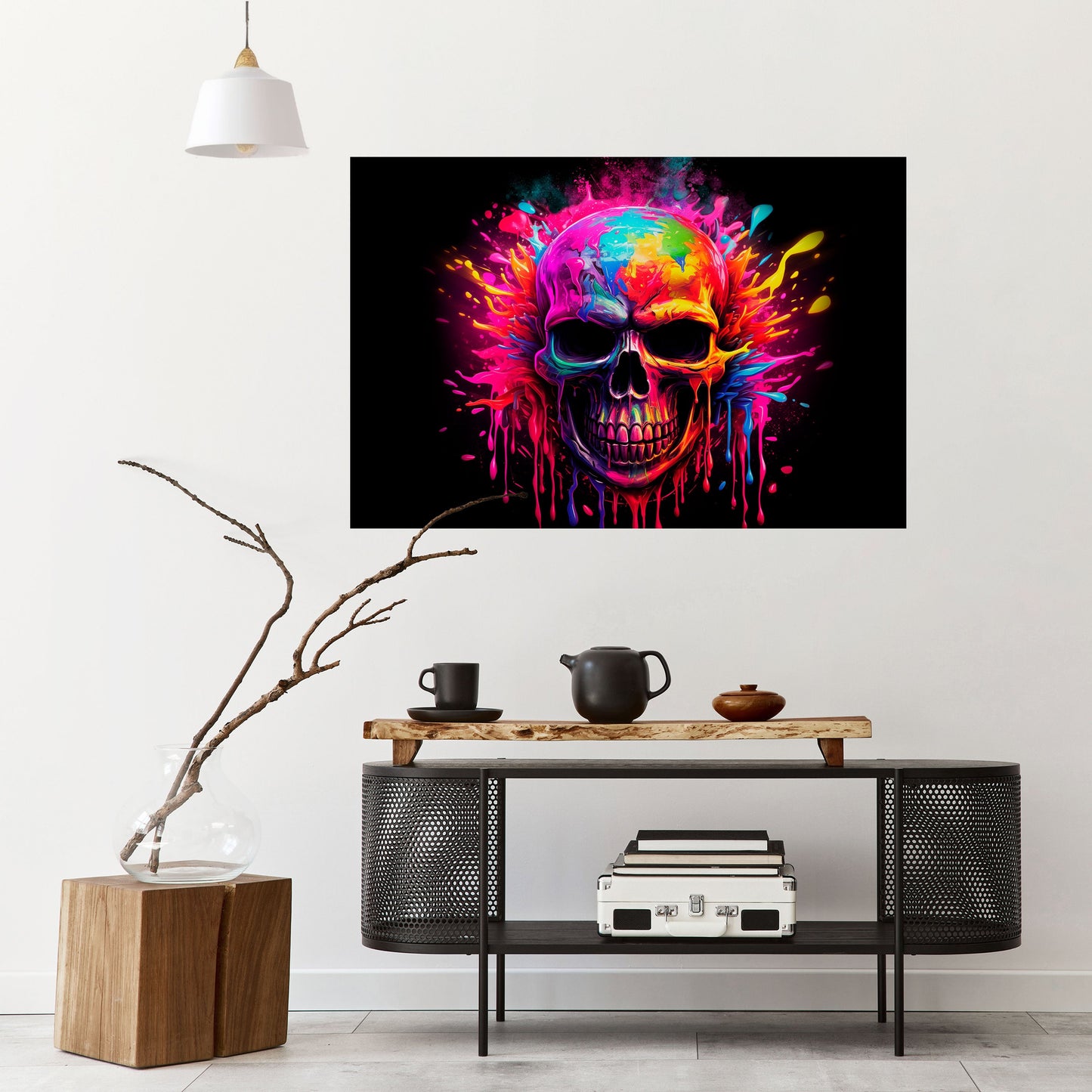 Poster orizzontale staccabile e attaccabile di SKULL QUEST