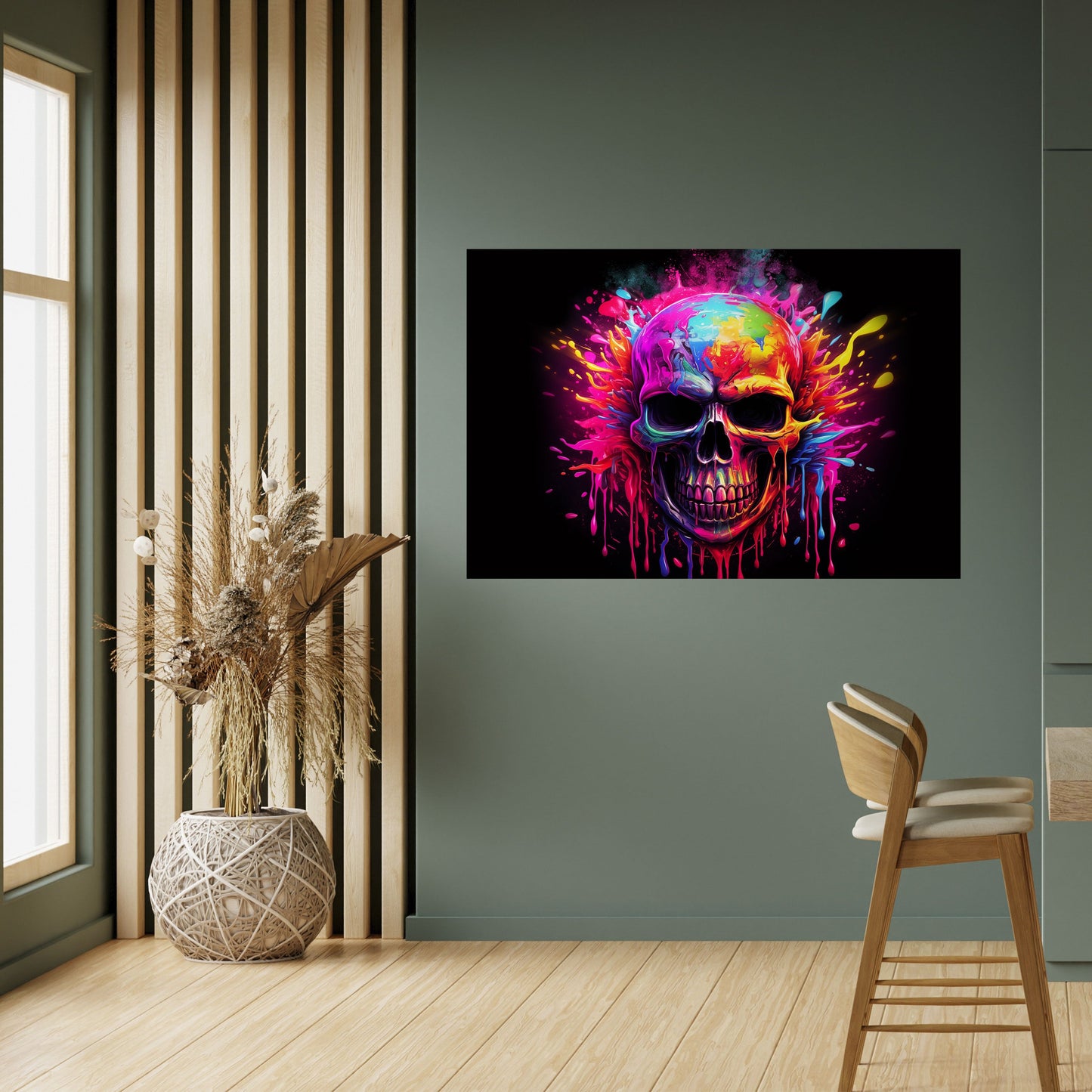 Poster orizzontale staccabile e attaccabile di SKULL QUEST