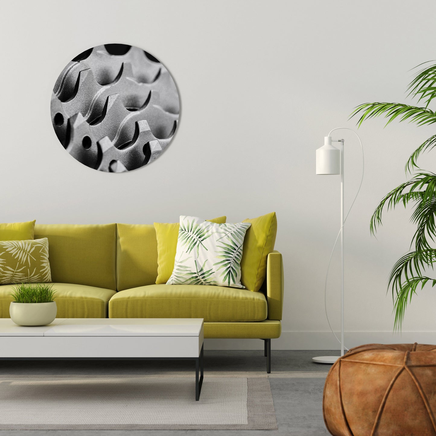 GEARSCAPE SYMPHONY - Decorazione murale rotonda