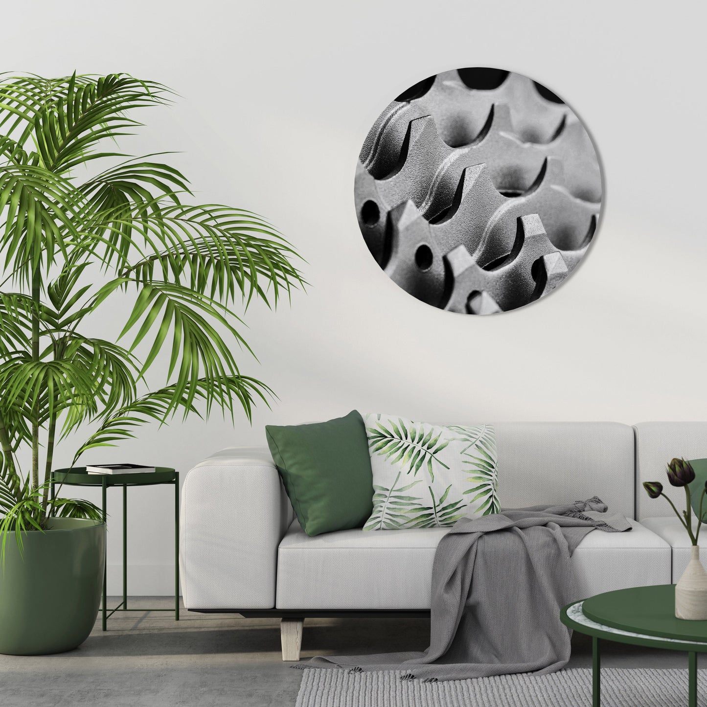 GEARSCAPE SYMPHONY - Decorazione murale rotonda