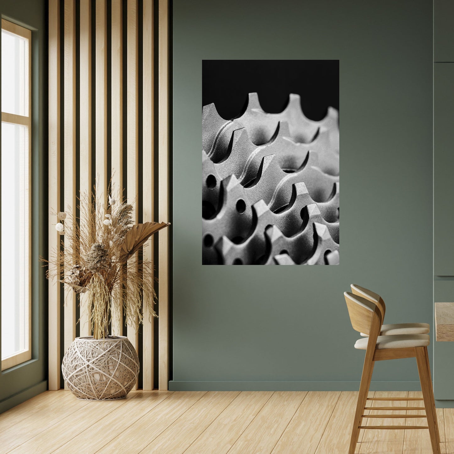 Poster verticale staccabile e attaccabile GEARSCAPE SYMPHONY