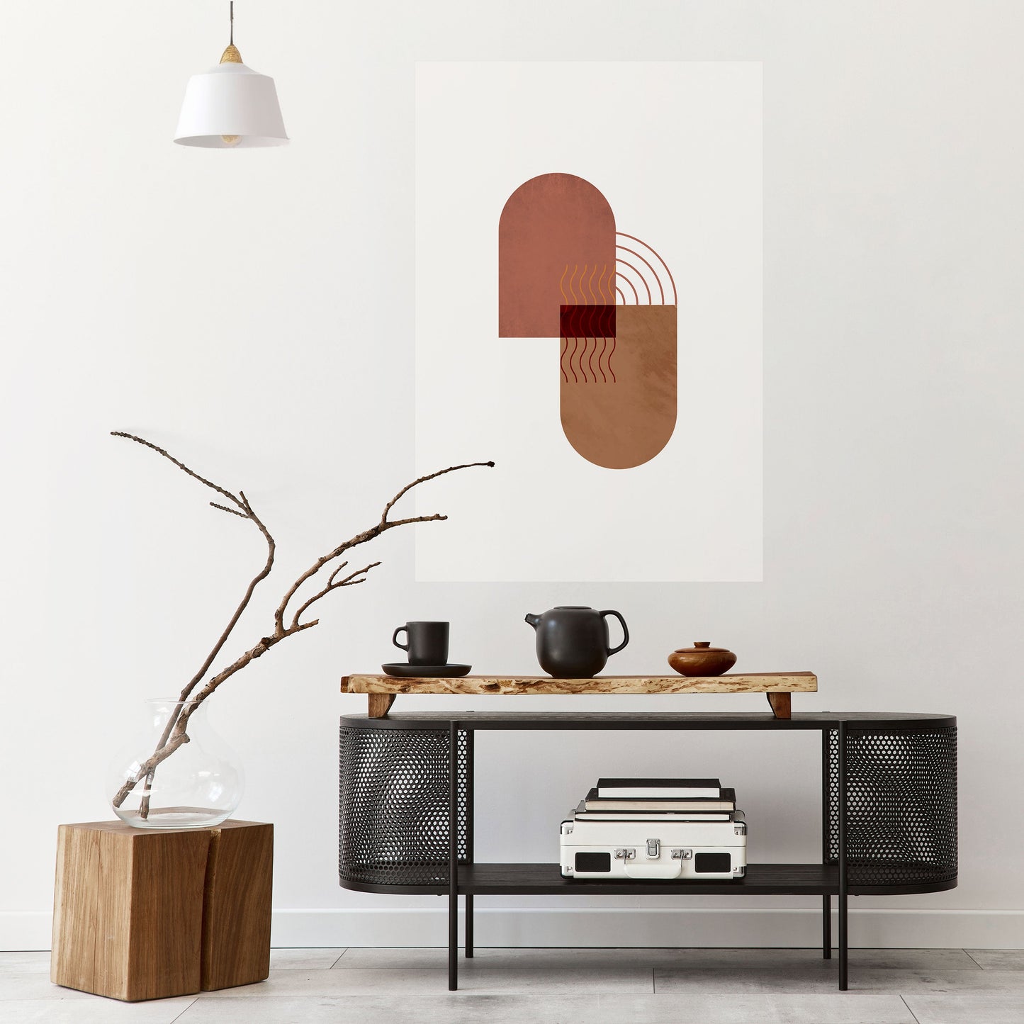 ECHOING DUET Poster verticale staccabile e attaccabile