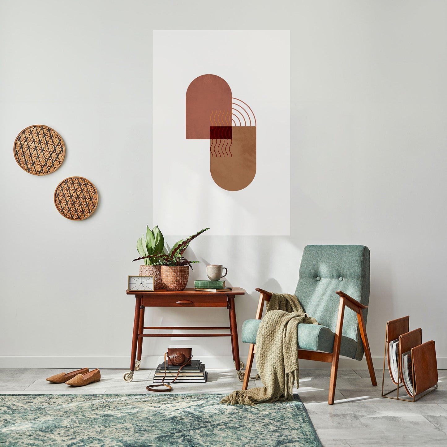 ECHOING DUET Poster verticale staccabile e attaccabile