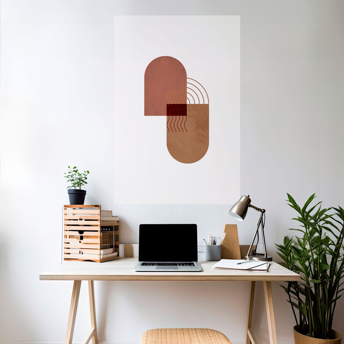ECHOING DUET Poster verticale staccabile e attaccabile