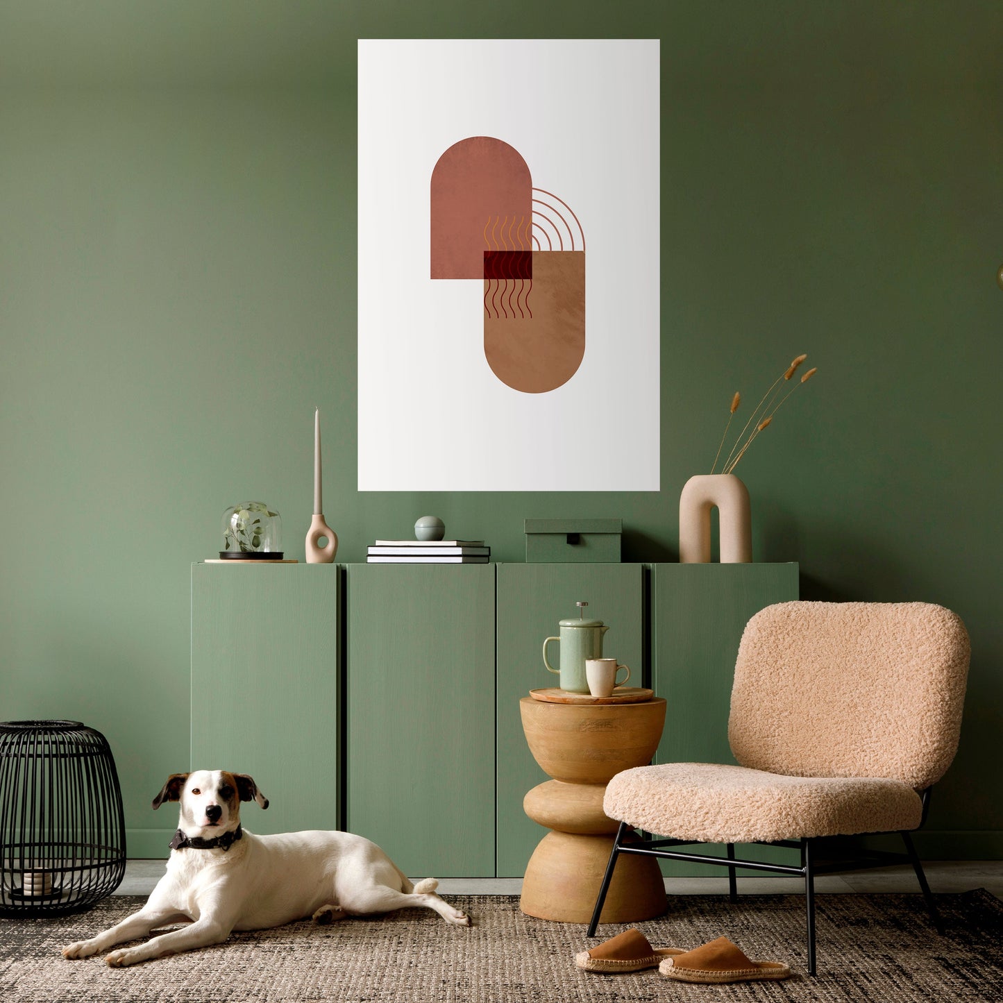 ECHOING DUET Poster verticale staccabile e attaccabile