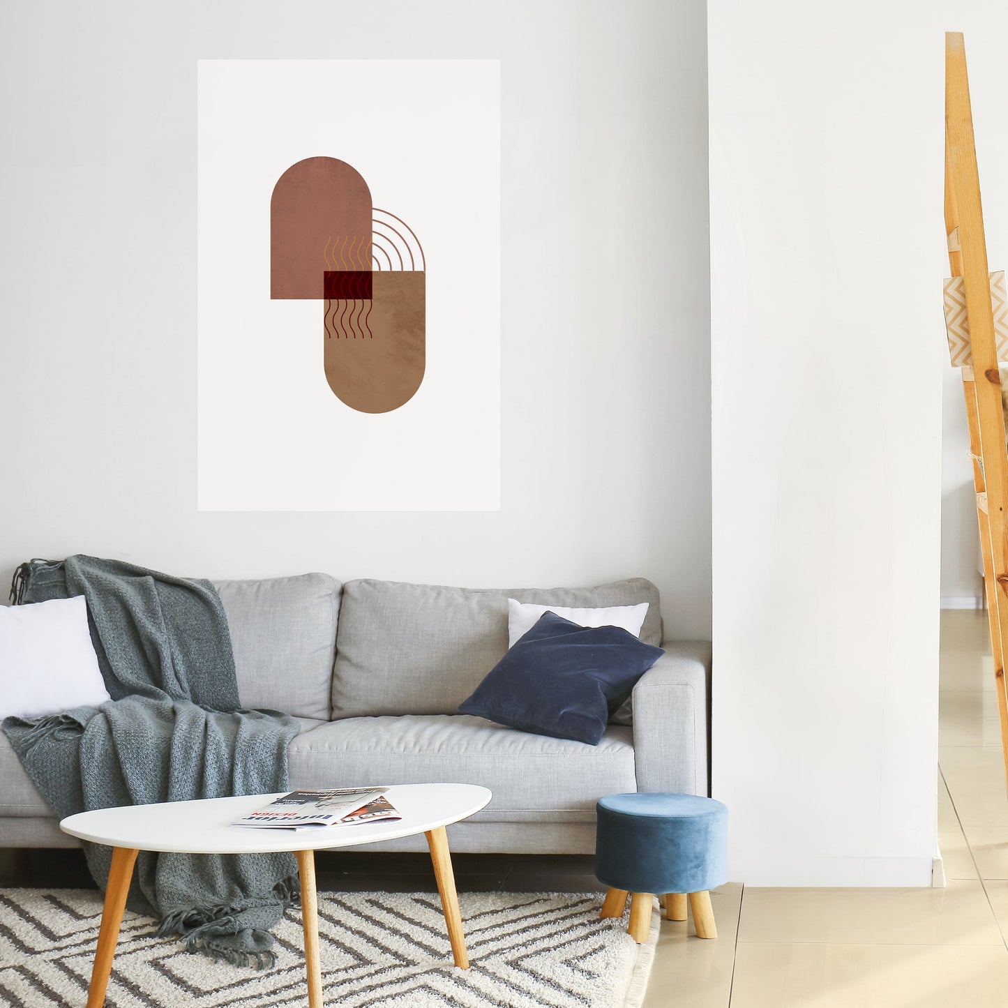 ECHOING DUET Poster verticale staccabile e attaccabile