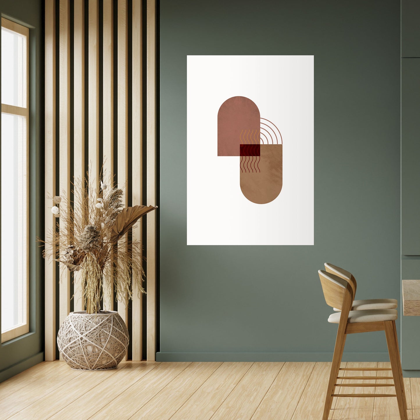 ECHOING DUET Poster verticale staccabile e attaccabile