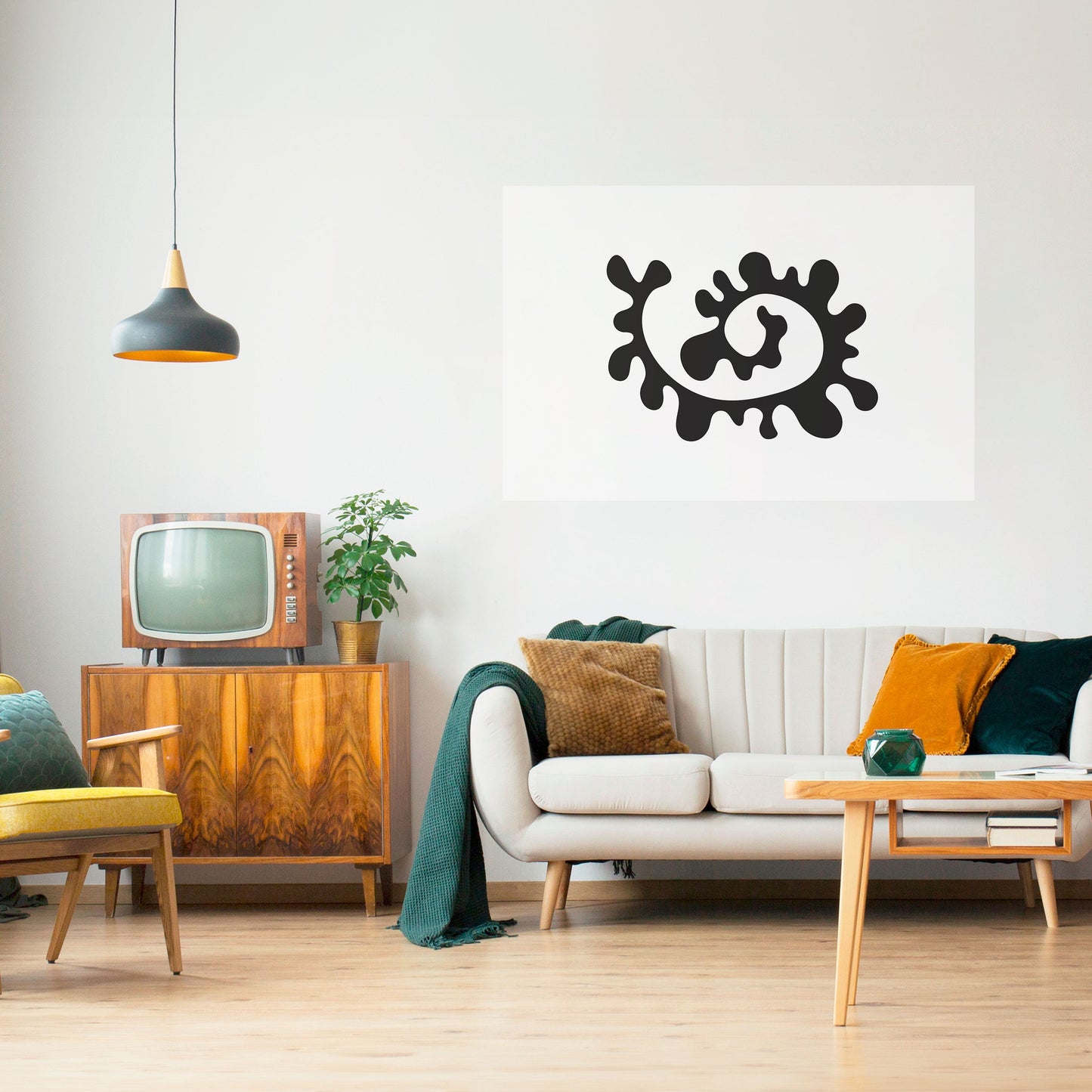 IL MIX DI IERI Poster orizzontale staccabile e attaccabile