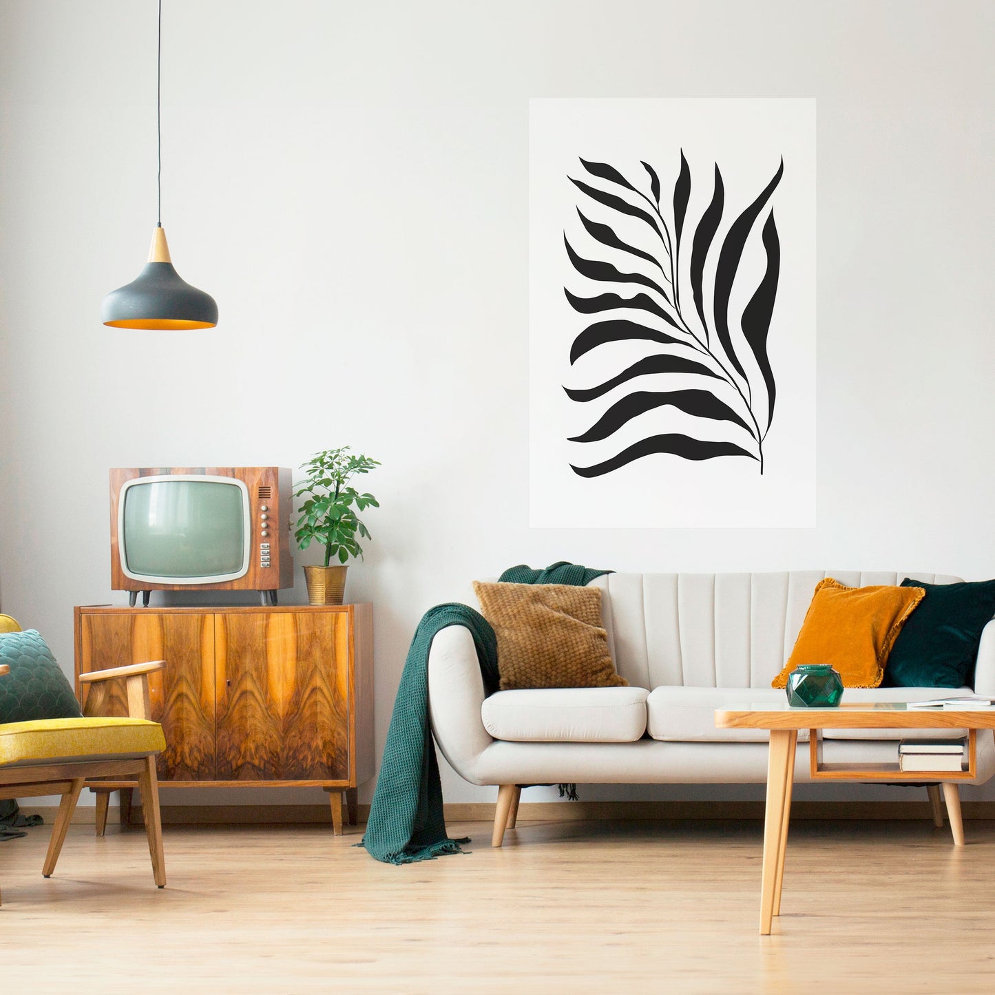 SHADOW PLANT Poster verticale staccabile e attaccabile