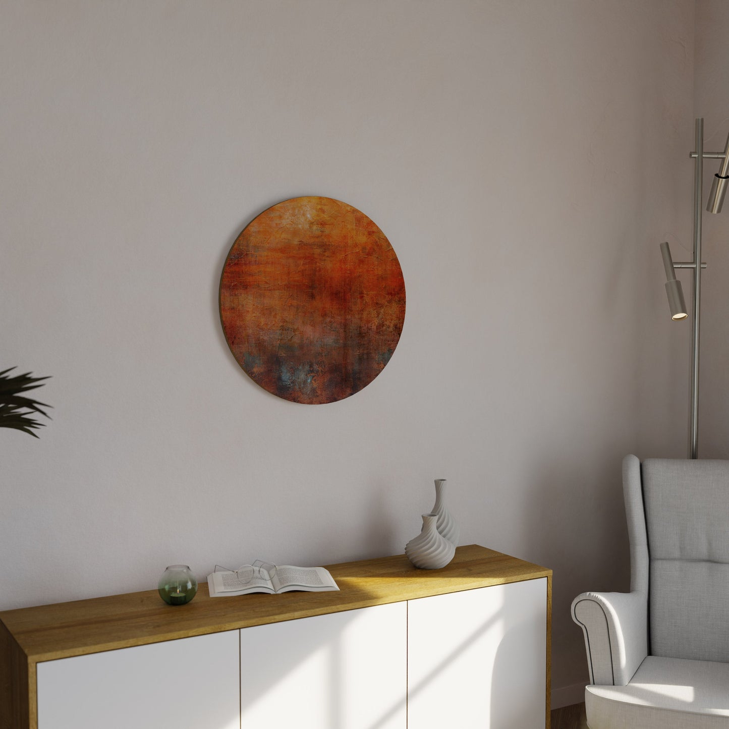 ECHOES OF EUPHORIA Round Wall Art