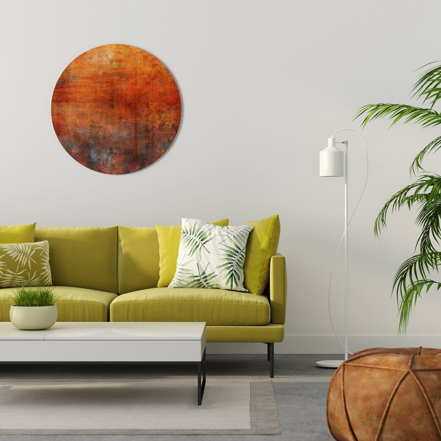 ECHOES OF EUPHORIA Round Wall Art