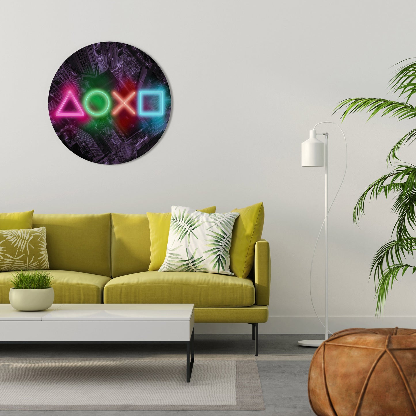 CYBERPUNK CHRONICLE Round Wall Art