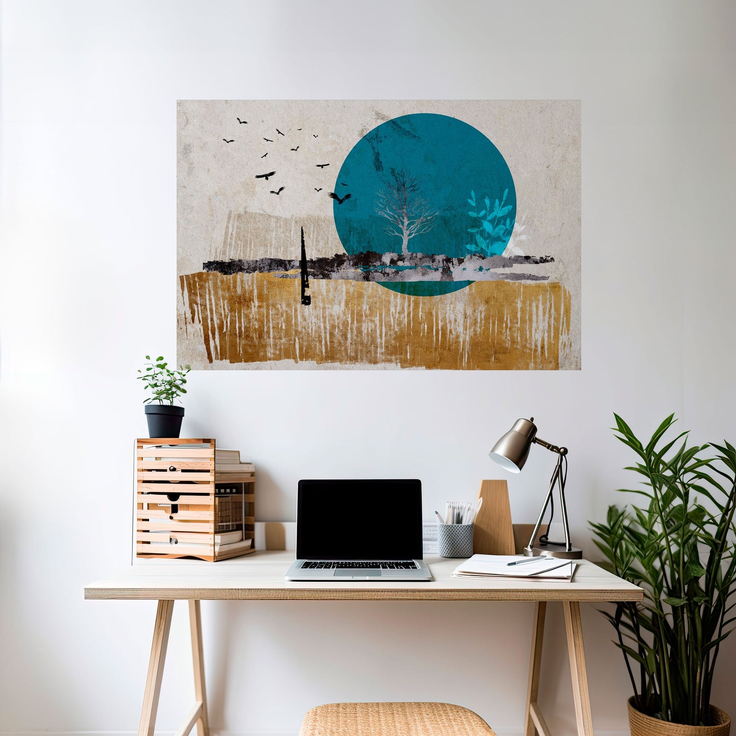 VIAGGIO SENZA TEMPO Poster orizzontale staccabile e attaccabile