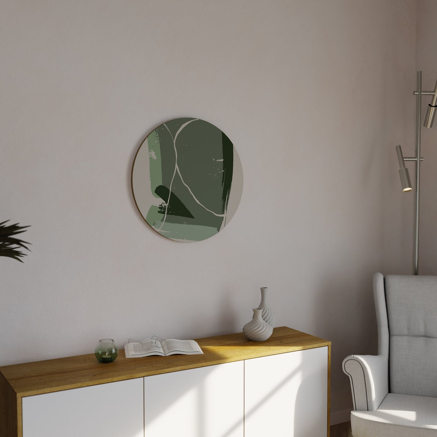 VERDANT HEAVEN Round Wall Art