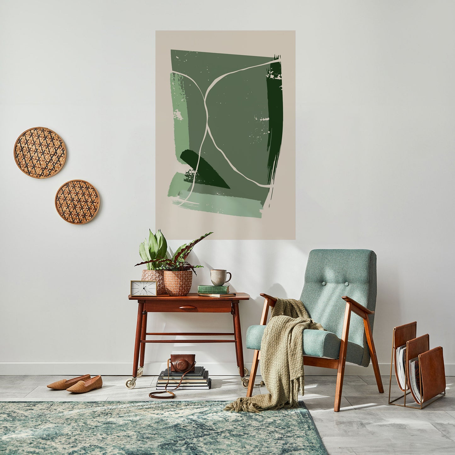 VERDANT HEAVEN Poster verticale staccabile e attaccabile