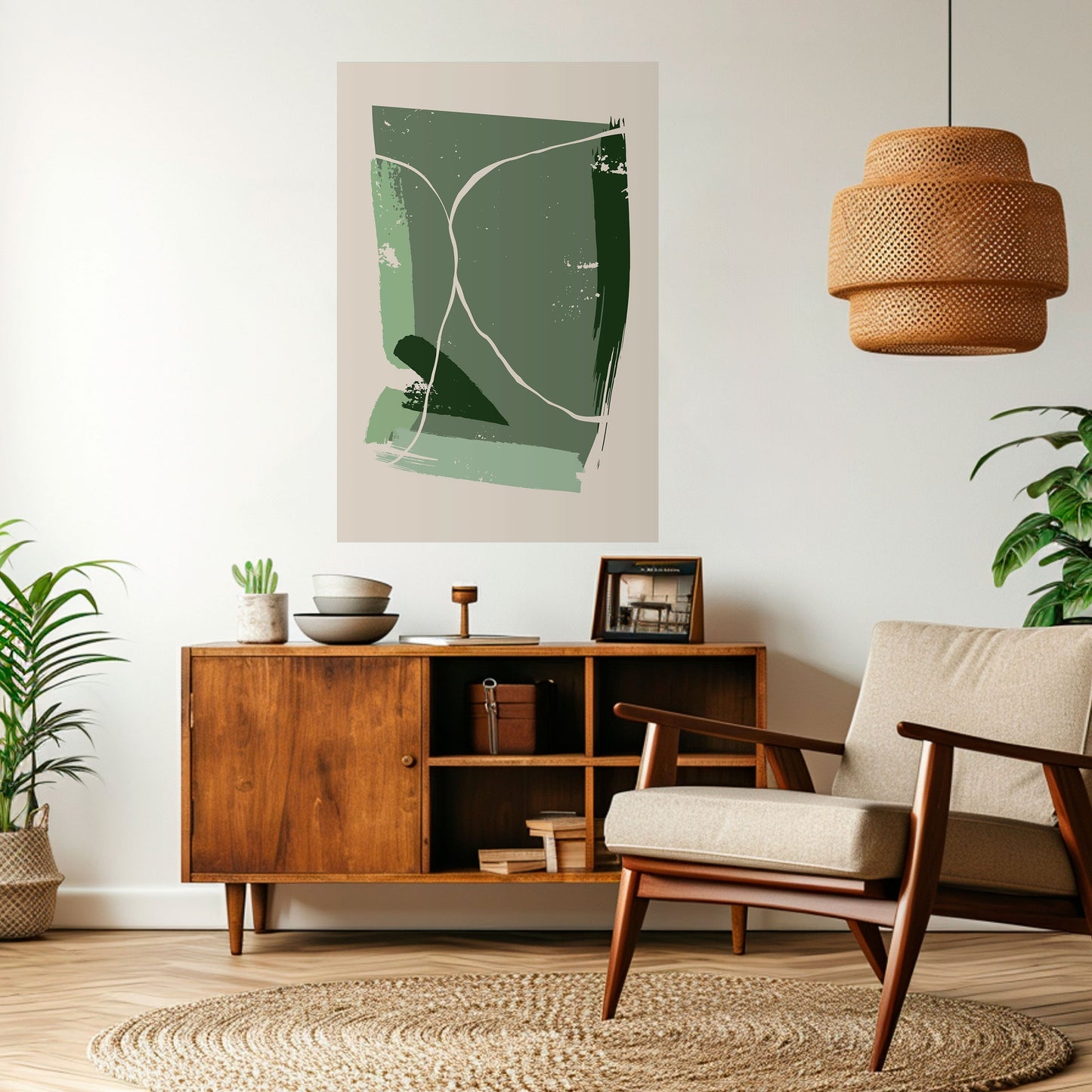 VERDANT HEAVEN Poster verticale staccabile e attaccabile