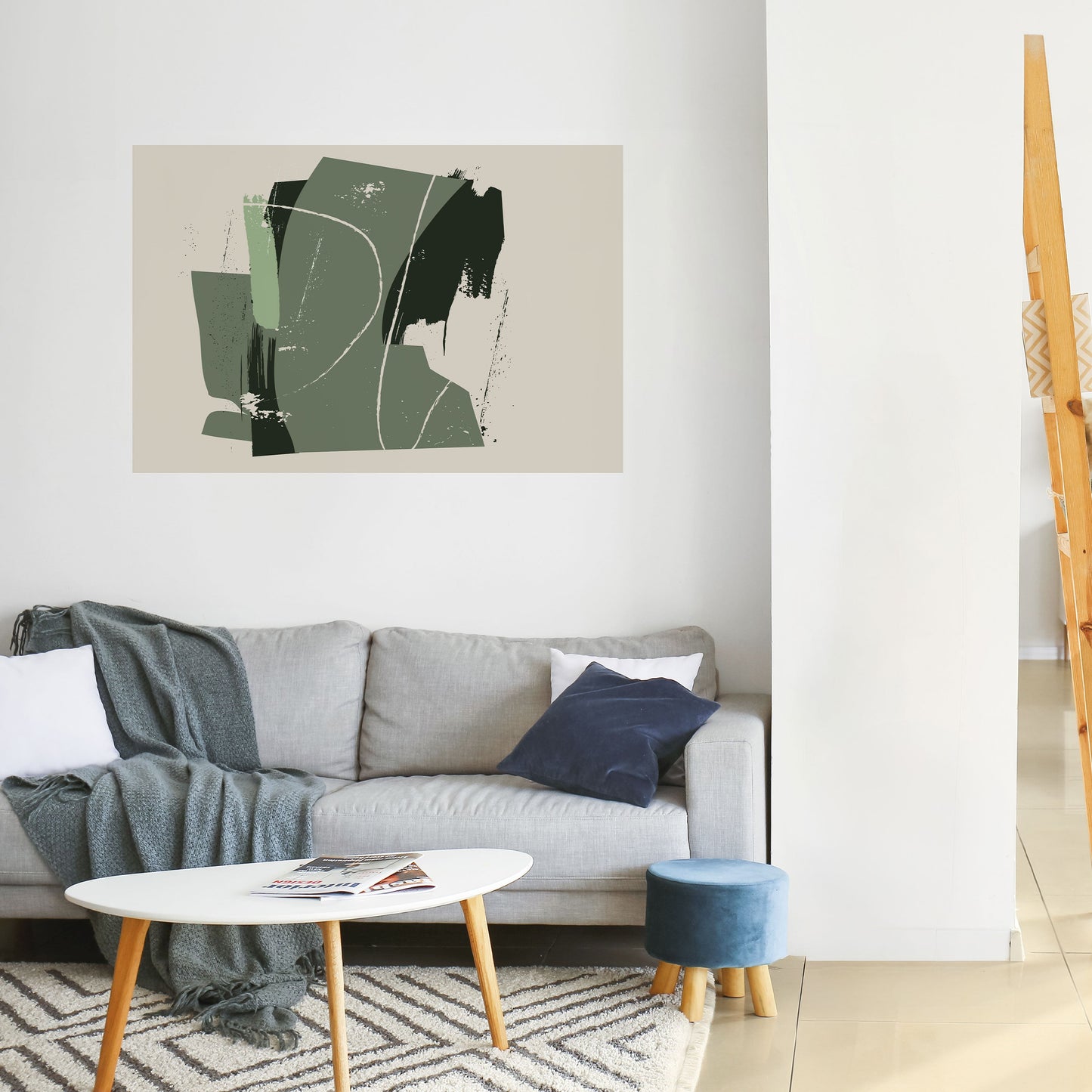 Poster orizzontale staccabile e attaccabile EVERGREEN ESCAPE