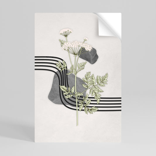 Poster verticale staccabile e attaccabile HERACLEUM ARRAY