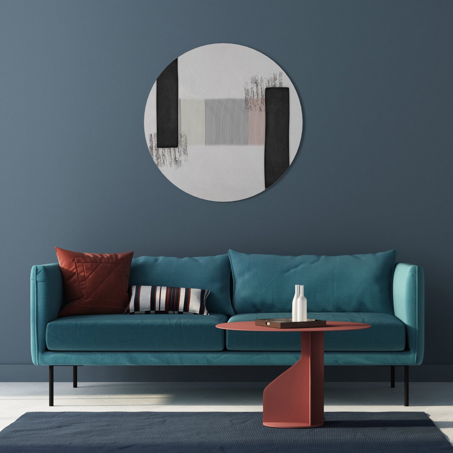 OBDYDIAN PRELUDE Round Wall Art