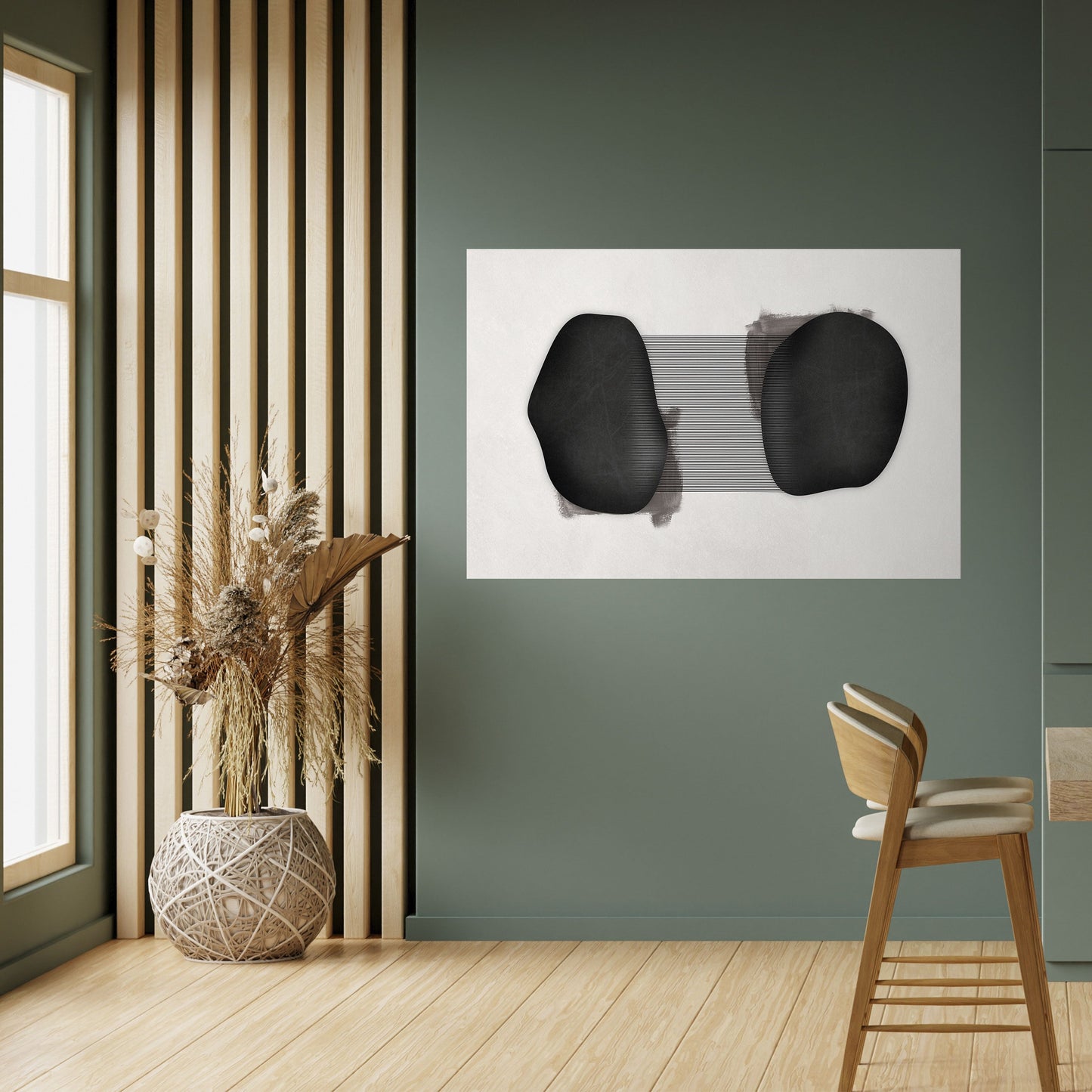 Poster orizzontale staccabile e attaccabile BLACK OUVERTURE