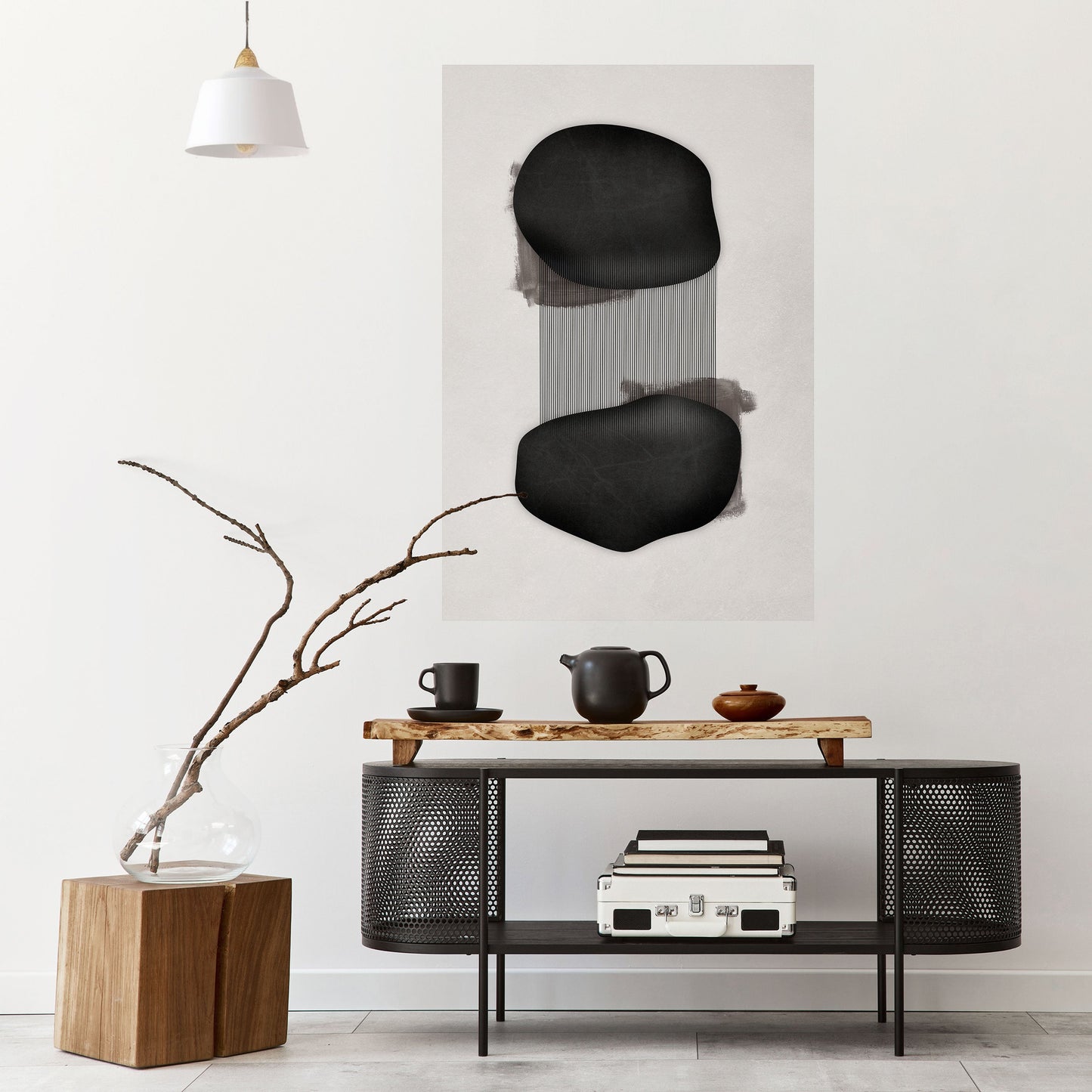 Poster verticale staccabile e attaccabile BLACK OUVERTURE