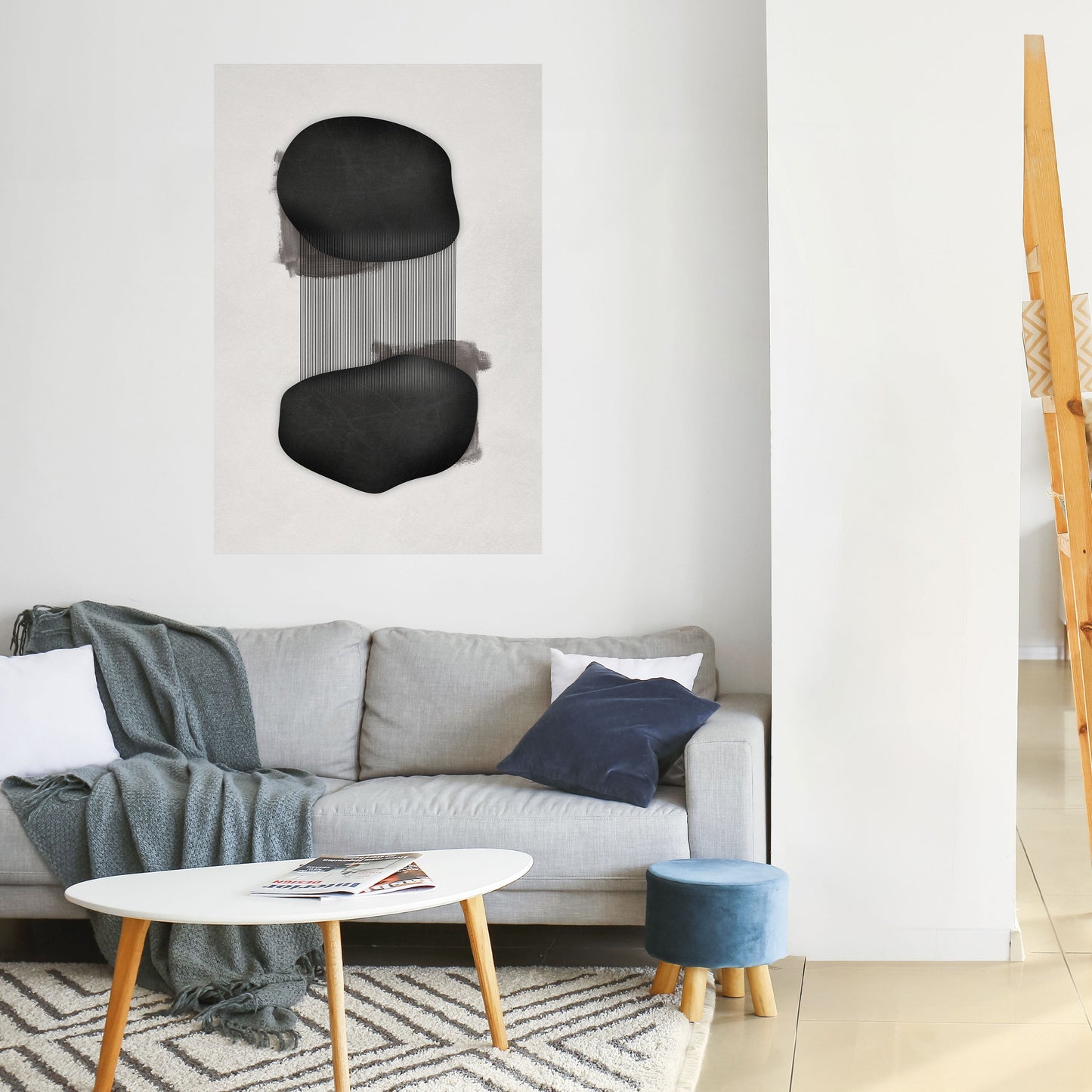 Poster verticale staccabile e attaccabile BLACK OUVERTURE